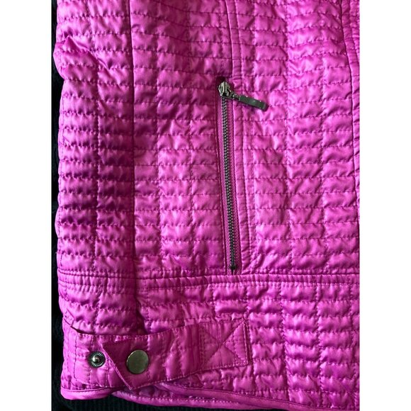 Chico's Pink Quilted Zip-Up Vest size 1 Medium - Picture 4 of 4
